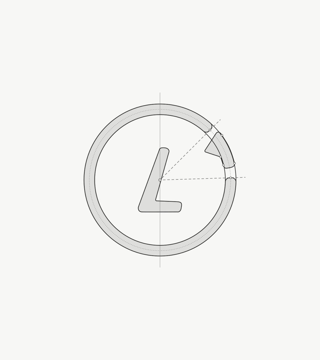 Choley_Bhature's tweet photo. Logo grid experimentation @LotiqLab ✨ https://t.co/JBfw73O6SR