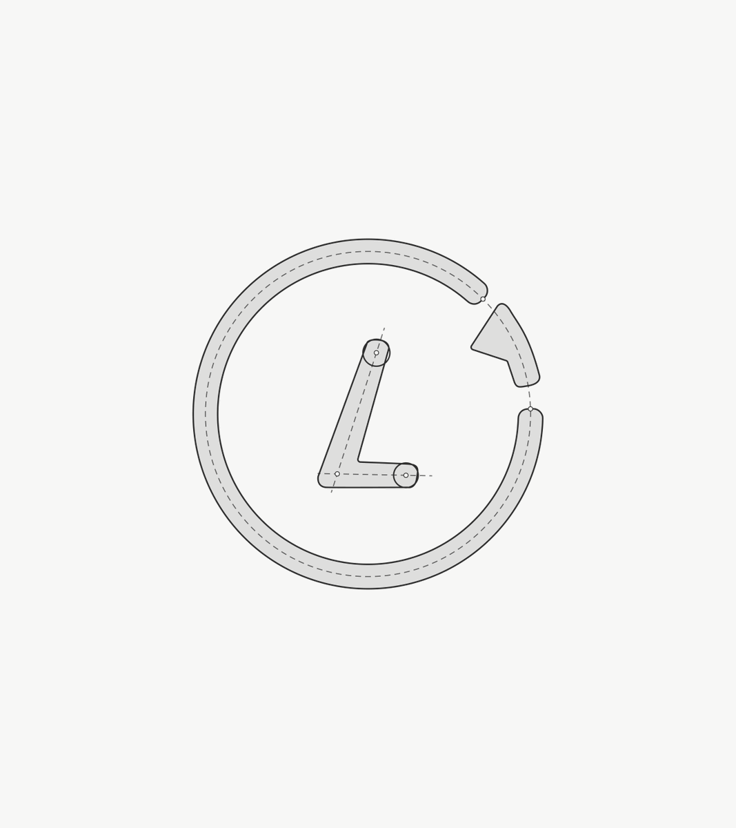 Choley_Bhature's tweet photo. Logo grid experimentation @LotiqLab ✨ https://t.co/JBfw73O6SR