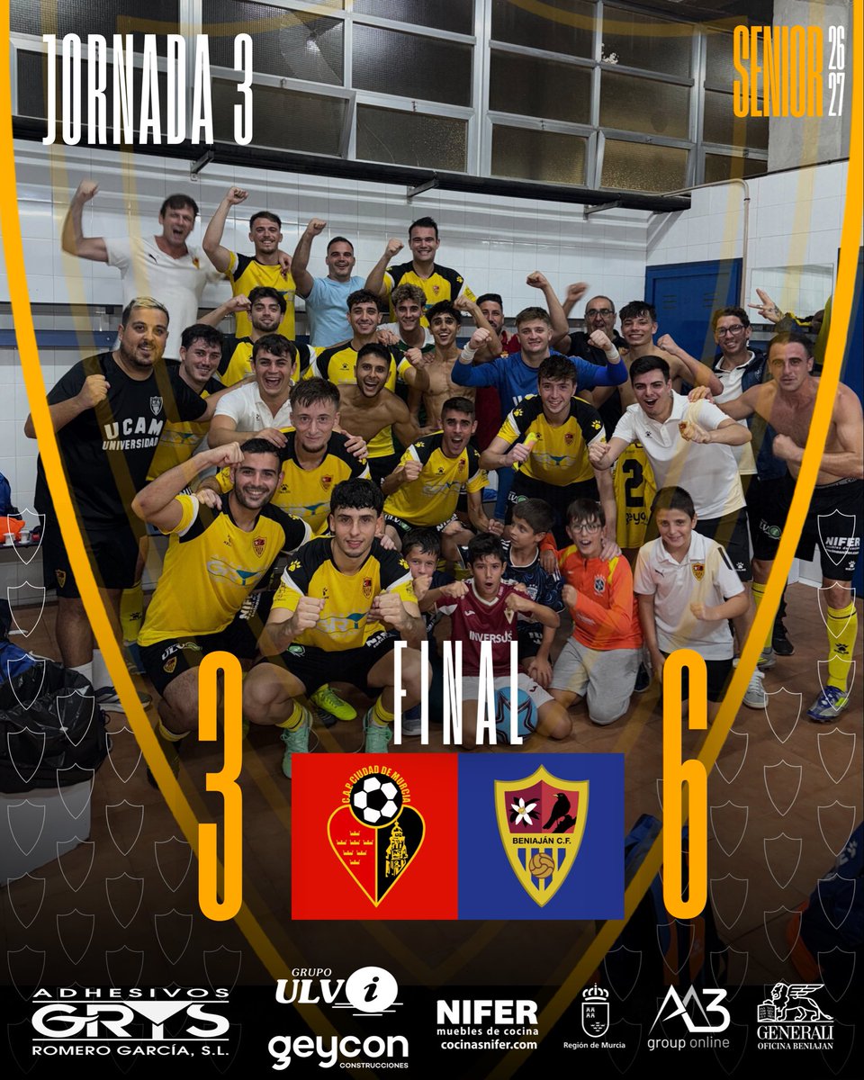 BeniajanCf's tweet photo. //SENIOR//

🤩FINAL EN EL BARNES CON REMONTADA ÉPICA DE NUESTRO SENIOR🤩

3-0 iba perdiendo nuestro equipo y no bajó los brazos en ningún momento del partido, remontando el encuentro en 8 min prácticamente 💪🏻

ESTE ES EL CAMINO CHAVALES VAMOSSS💛🖤 https://t.co/3zaoxUUufl