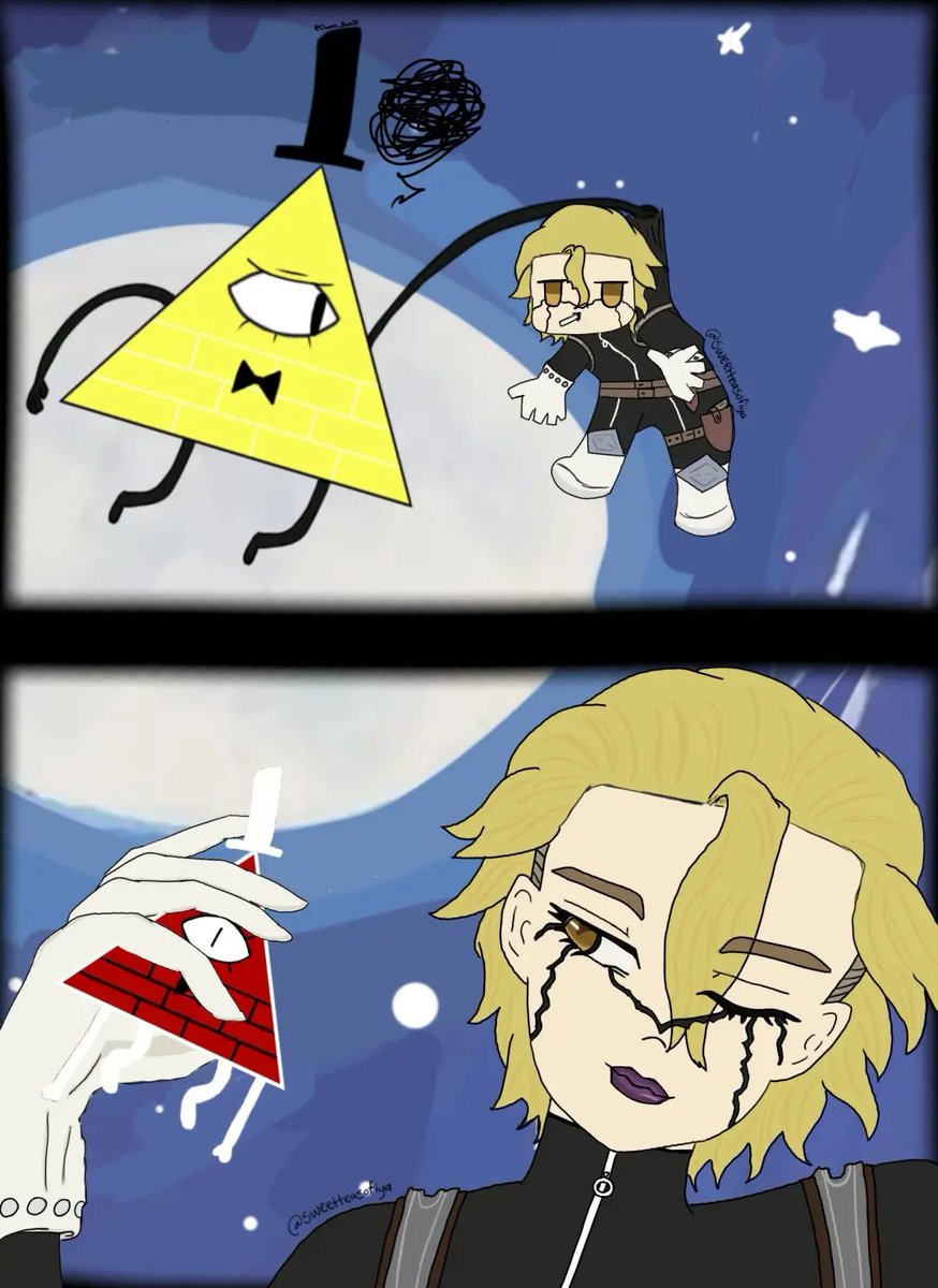 sweetteasofiya's tweet photo. Okay so I did the ' 1 Base + 2 Artists ' trend with my cousin, we had no idea what the other person was drawing until the big reveal. So enjoy this unexpected Crossover 😂
#Stanleysnyder #DrStone #drst #Billcypher #gravityfalls https://t.co/tcqqYok4oC