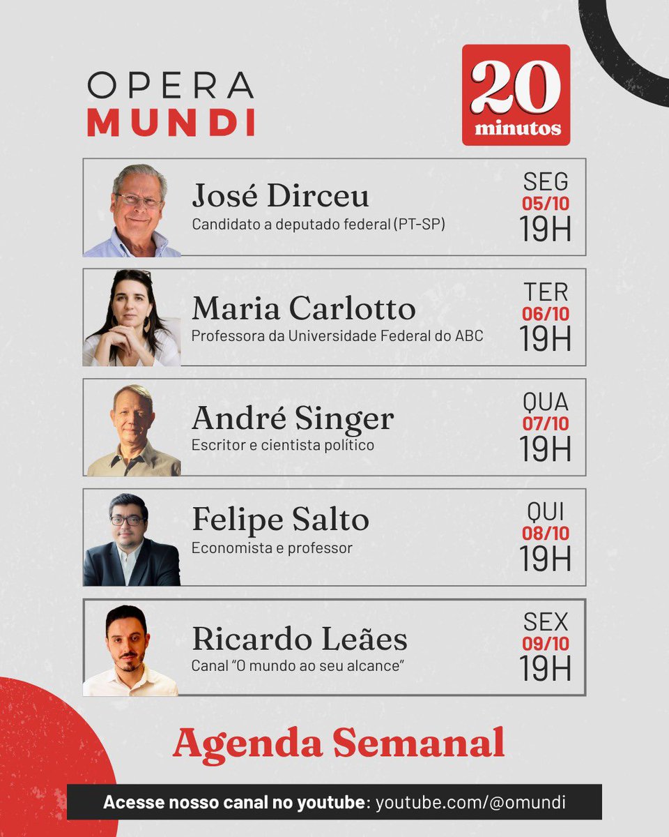 brealt's tweet photo. A primeira semana pós-eleições está pegando fogo no 𝗽𝗿𝗼𝗴𝗿𝗮𝗺𝗮 𝟮𝟬 𝗠𝗜𝗡𝗨𝗧𝗢𝗦. Agende-se para as entrevistas mais relevantes e informativas. https://t.co/U1hllnWtvY