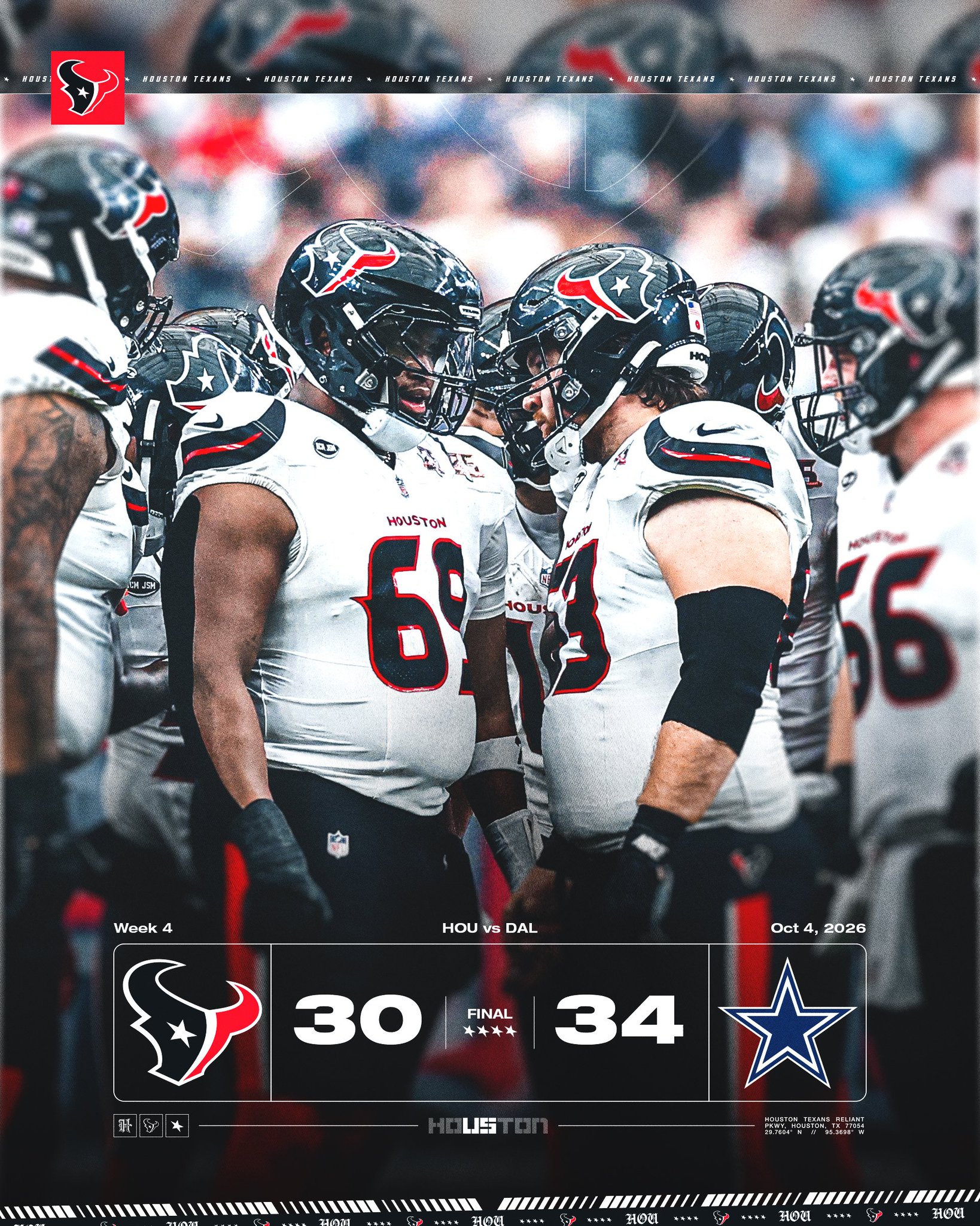 Texans 30-34 Cowboys | NFL Week 4