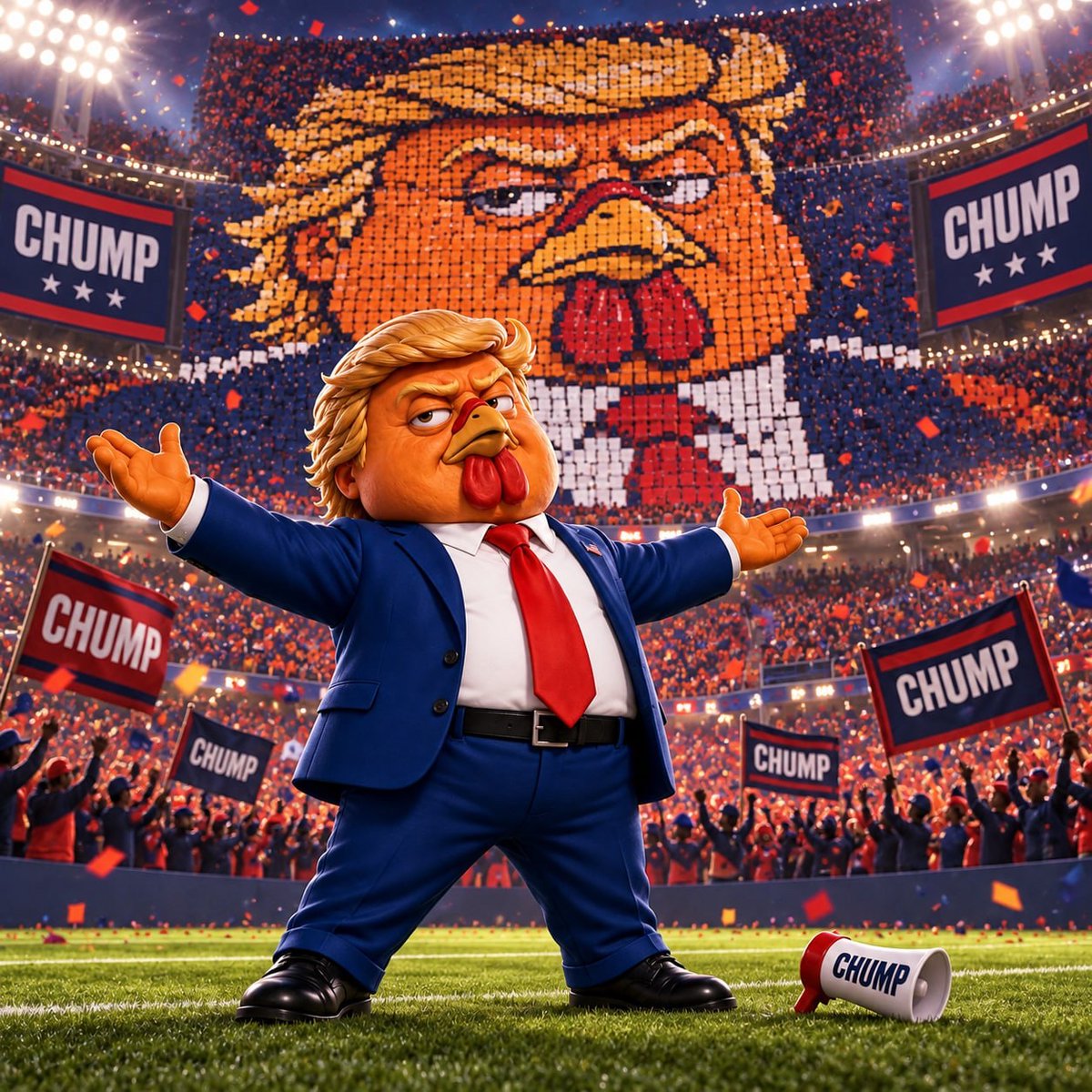 ChumpCoinX's tweet photo. @blknoiz06 We’ll see you at the top🐔

$CHUMP has playoffs too https://t.co/Rkf7kMWbOk