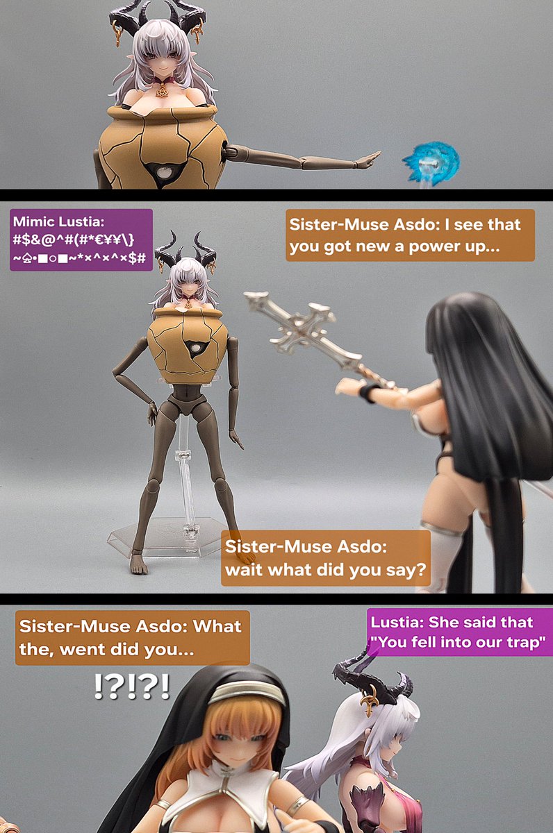 digihacker87's tweet photo. Lustia vs Sister-Muse Asdo FINAL...wait what?
#snailshell #toyphotography https://t.co/4GMvTDxchU