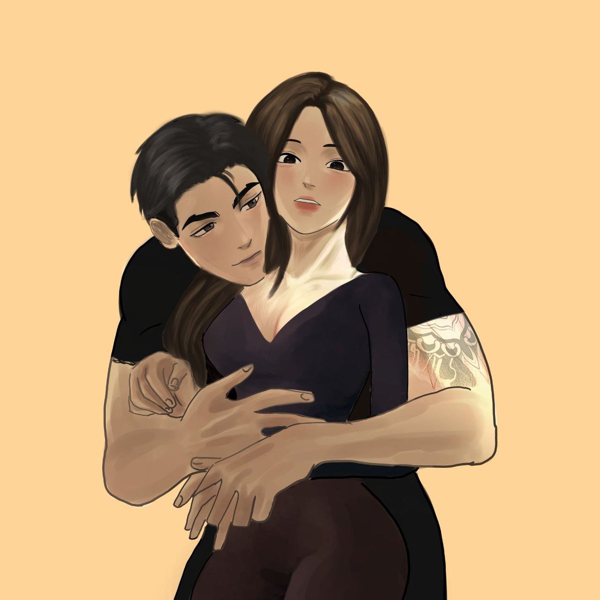 TotoriMega's tweet photo. Girls, please rate my art🥺🥺 Yes, I know it's not canon, but changing his orientation doesn't harm the canon, if you don't like it, just scroll 🥺🥺 🧜‍♂️🧜‍♂️ https://t.co/SjB0f3VHYN