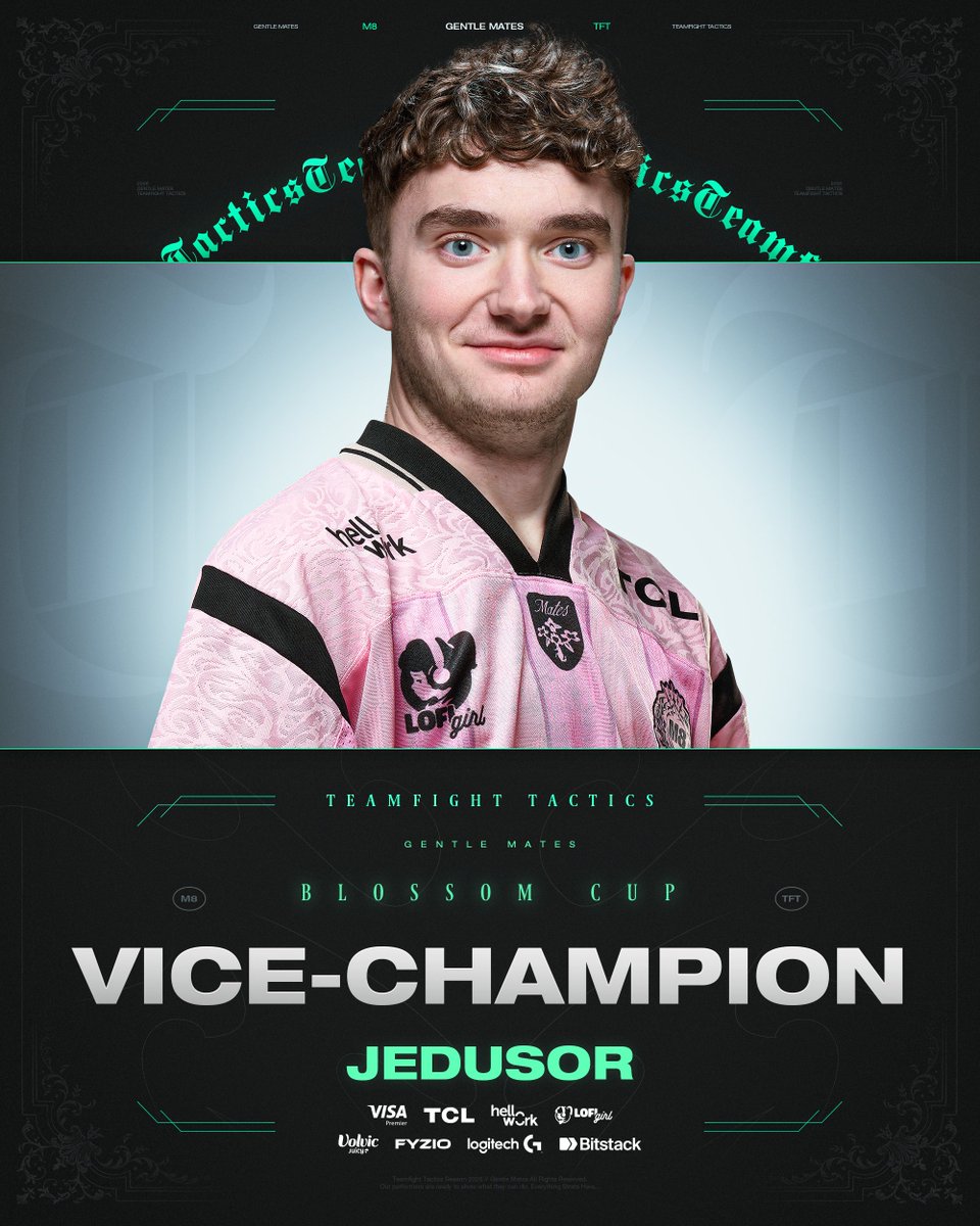 gentlemates's tweet photo. On est Vice-Champions de la Blossom Cup !

Jedusor termine Top 1 aux points et Top 2 au classement général 🩷 https://t.co/TctFHL6C5G