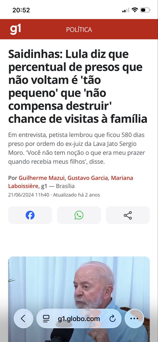 jamiro_quahy's tweet photo. @dandasantos05 Ah é? Então vc sabe que em média um feminicida tem 5,5 passagens pela polícia antes de cometer feminicídio?

Sabe que o Lula disse que “não compensa” acabar com a saidinha?

Diga que “não compensa” para as duas mulheres dessas reportagens. https://t.co/l6CQt9vjWa