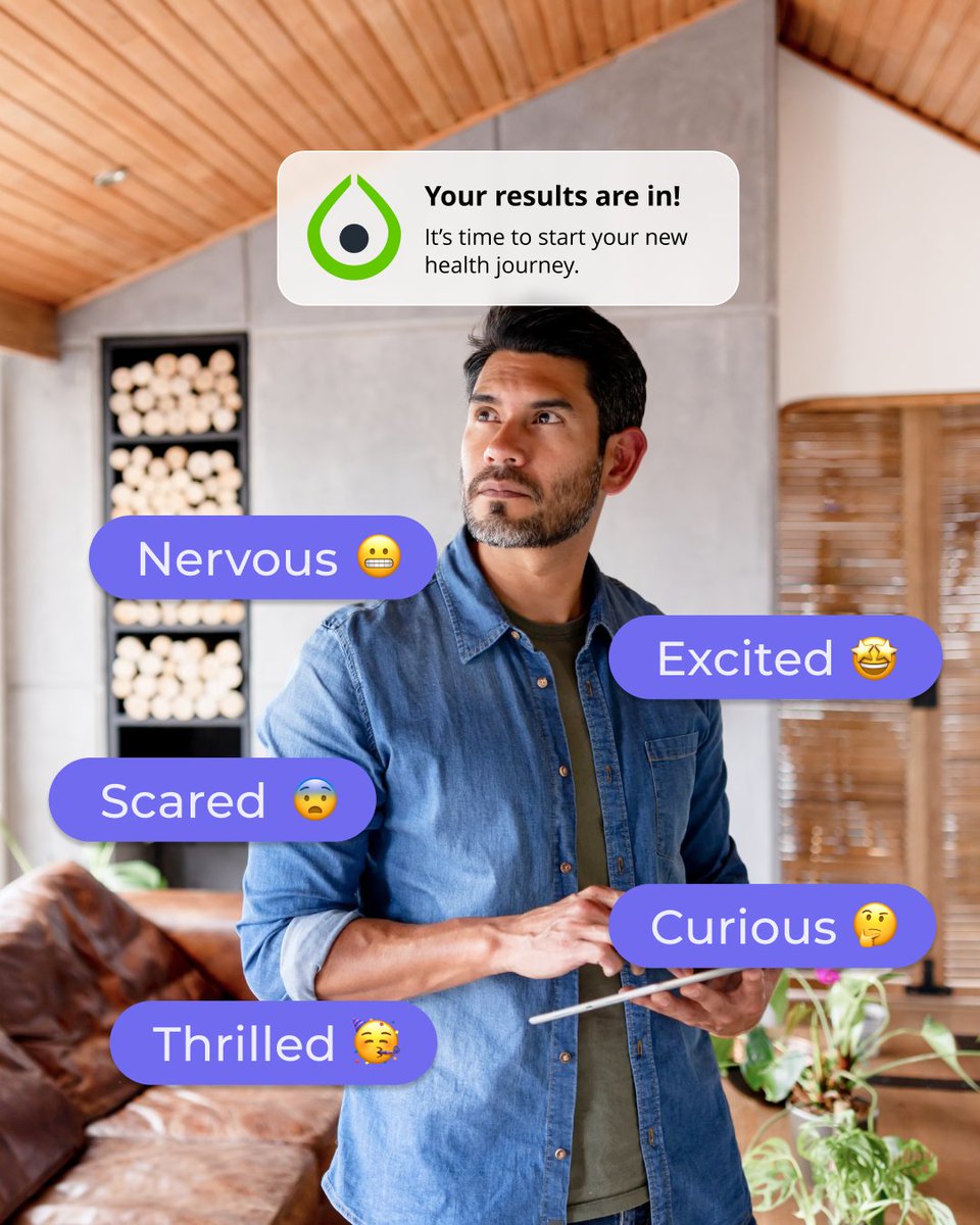 InsideTracker's tweet photo. "Your results are in!" 📲 A little nervous? Excited?

Getting your baseline is huge. Some markers will look great, &amp; others might need some attention. That’s okay. You are simply establishing your baseline! 

You've got this. 🧠💪 https://t.co/E9C9QAezJ5