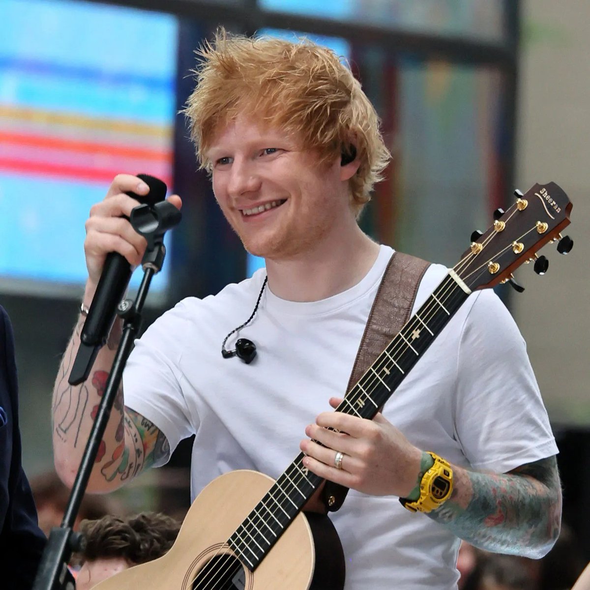 HenMazzig's tweet photo. Ed Sheeran's tour is continuing after Macklemore's exit. Isaac Slade of The Fray was his first special guest. 

Slade sang hits like "How to Save A Life" and "You Found Me." He didn't shy away from the tour's controversy, saying he hoped people would "find common ground."

After all the Twitter commentary, you'd think Ed Sheeran's career was over. But he swiftly found a replacement who has 21.5 million monthly listeners on Spotify. 

There is still an audience for music that brings people together, instead of trying to drive us apart ❤️