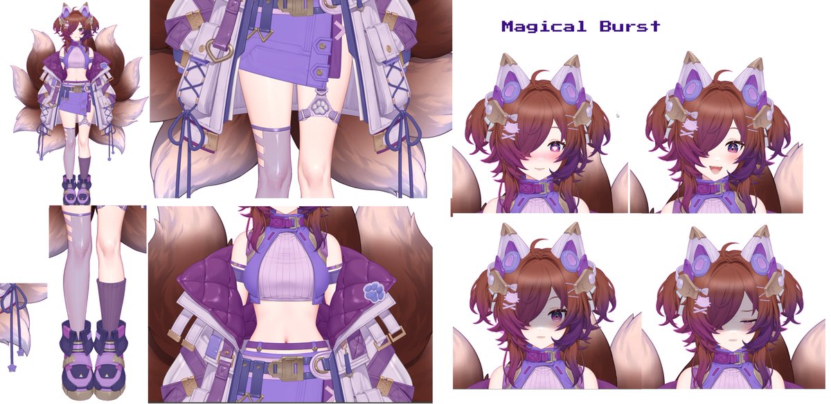 FiliciaLovelace's tweet photo. Schedule by Voyagears (https://t.co/9Rt09YPJTZ)
Model Prism Model by Akizone-Meez (https://t.co/ZpbdvMzyLW)

Ref for Magical Burst Design