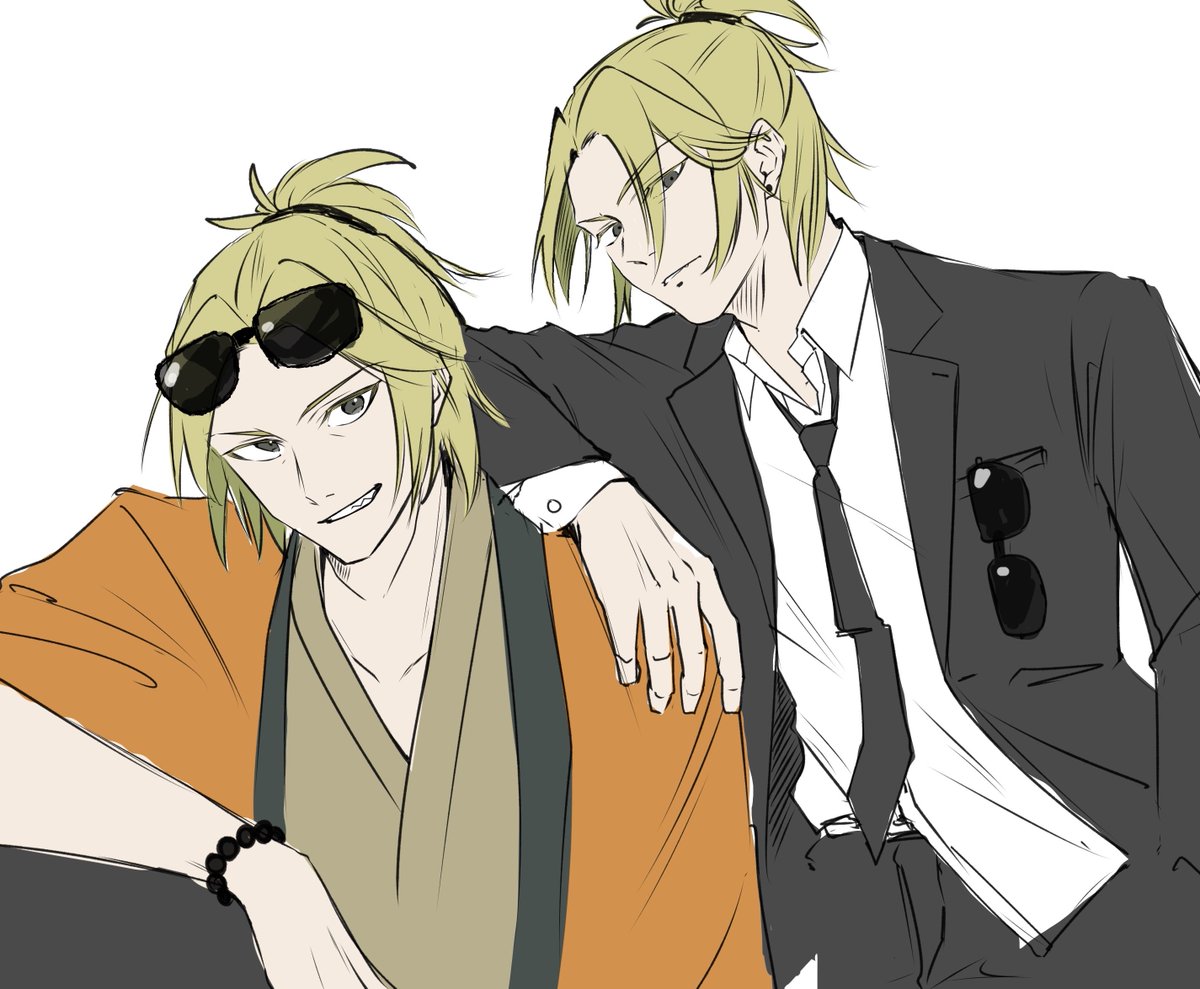 Oh61n's tweet photo. 寝る前に少しお絵描き。
スーツも似合いそう。 https://t.co/mz8kY57Njc