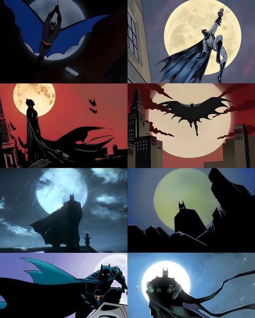 nightswayness's tweet photo. Batman &amp; the moon 🦇🌙 https://t.co/JBji2AeZSM