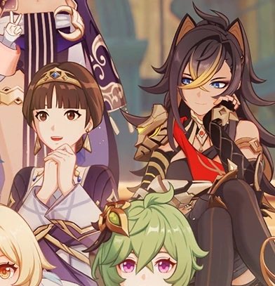 Cyderene's tweet photo. Ignoring the actual sumeru yuri. https://t.co/dK4aF1lSbH