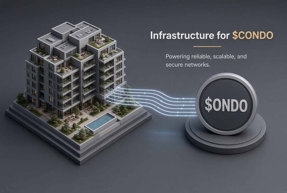 BgJeys_Crypto's tweet photo. $CONDO frames tokenization as fractional ownership of a building, not just a ticker
@Ondo

CA @CONDOonSol

6c1yyJi2uy5kQ1CWcECMFPHp2SspfH1rxDr1Ecnjy9G https://t.co/8XMtAOw3t2