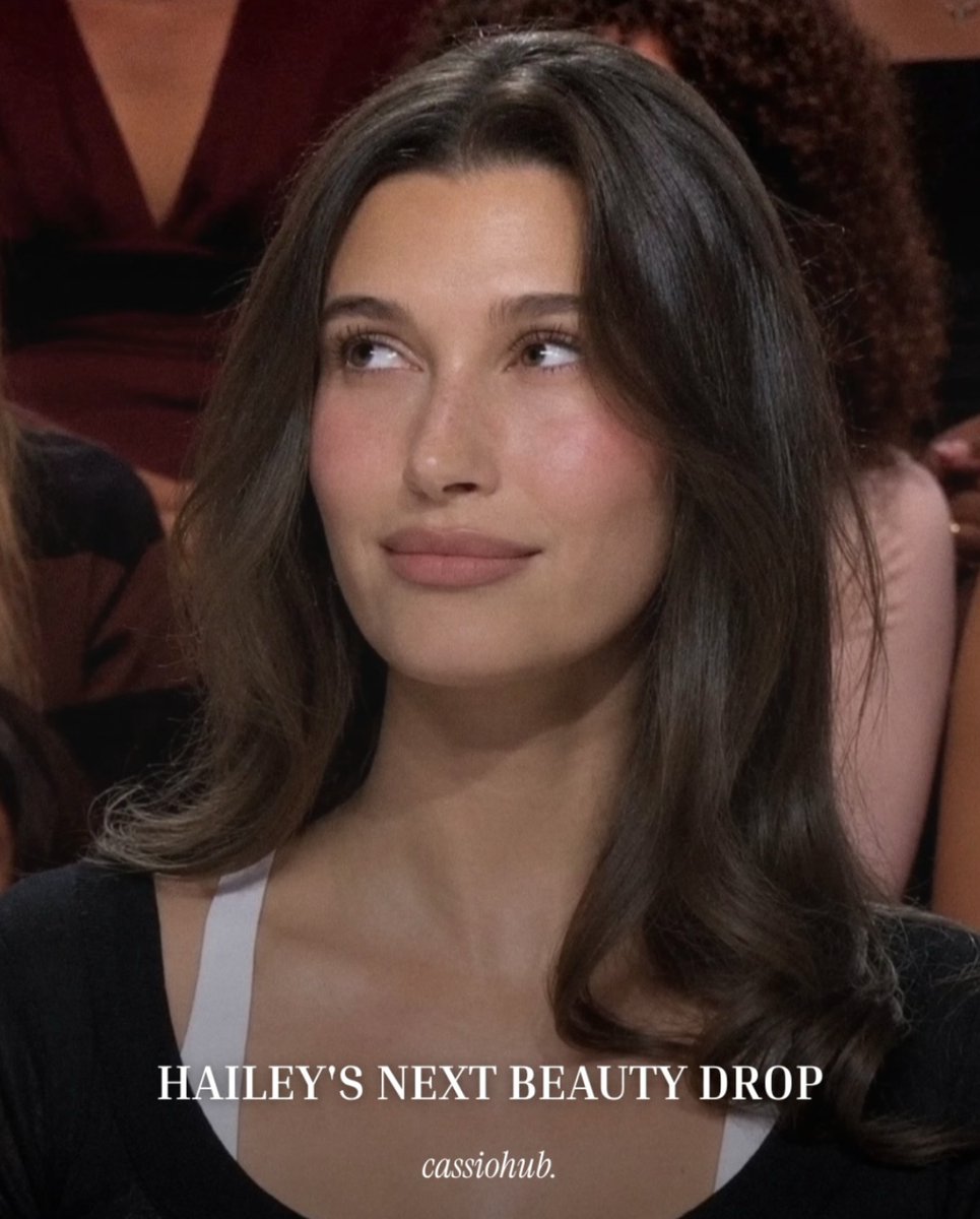 Cassiohubml's tweet photo. Hailey Bieber's dewy skin and softly flushed cheeks made an appearance on Quotidien, but the real beauty moment came after.

The Rhode founder revealed on Instagram Stories that the blush she wore that day is set to launch around her birthday. https://t.co/gFZFnr3try
