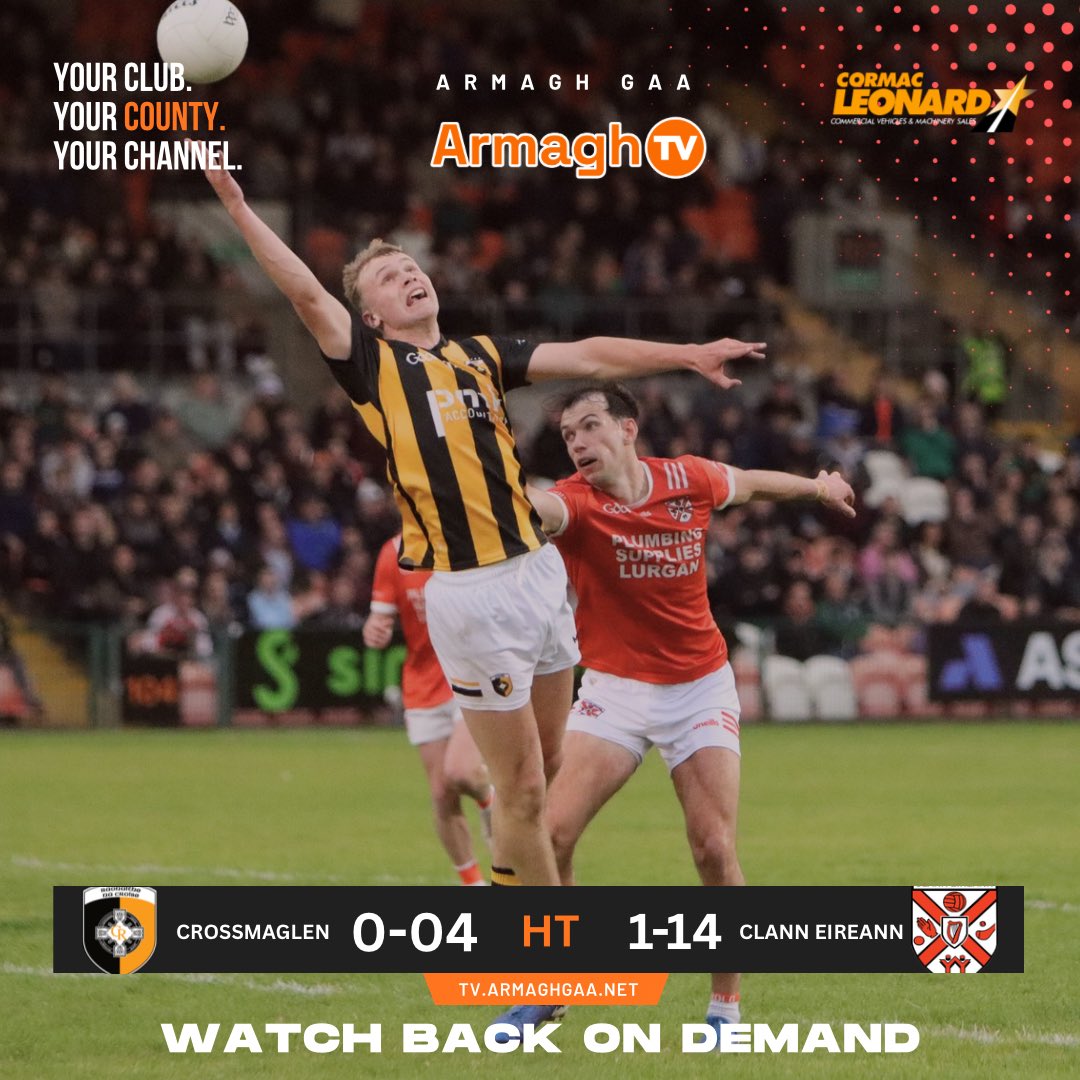 Armagh_GAA's tweet photo. Watch LIVE:
https://t.co/H1vrwLE7ii https://t.co/LbBV5QK42w