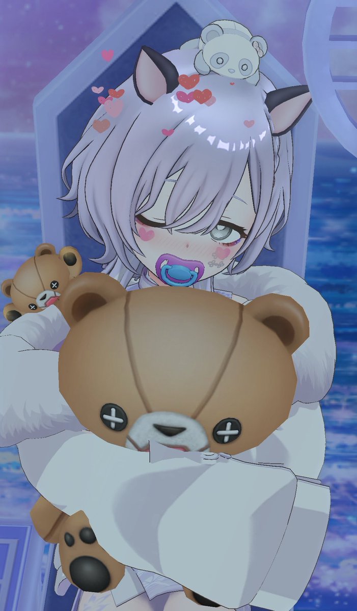 Moguu1019's tweet photo. 昼＆夜配信
ガチャギフだとおまけ貰えないの知らないよぉ🥹
無事ガチャチケによりだめとぶりっ子エモートGET✨️ https://t.co/SZzpvreaGm