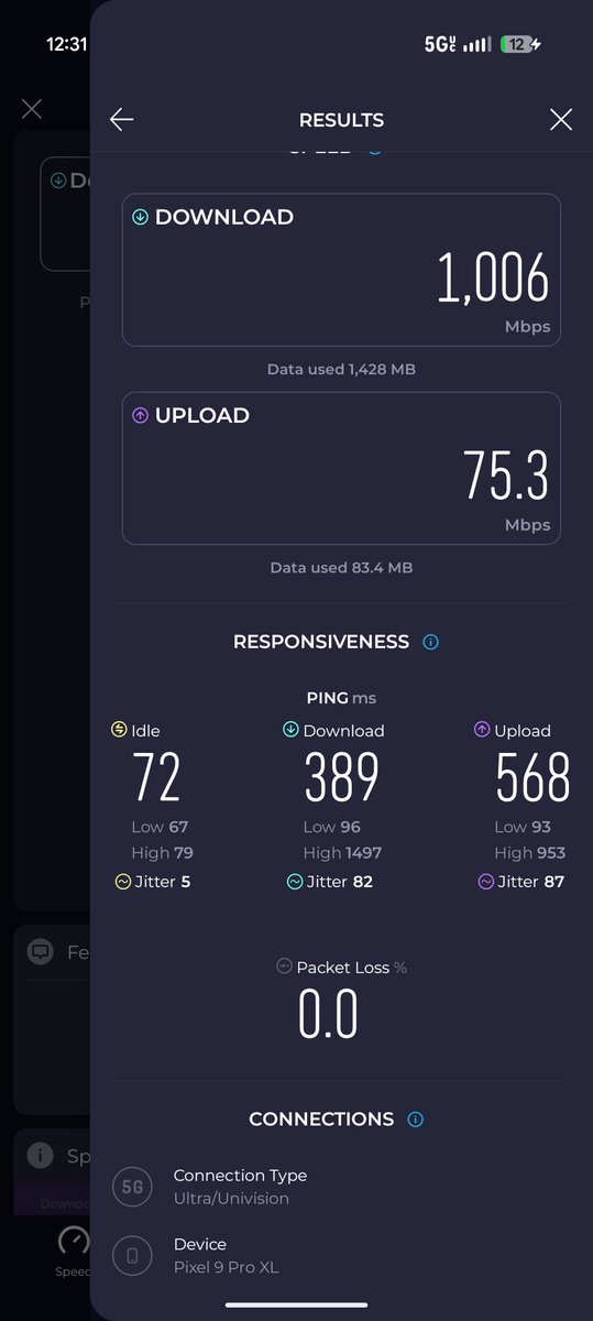 testing_la's tweet photo. Just switched from visible+pro to Mint Mobile Unlimited. I'm bundling with my home Minternet. So far coverage is better and speeds are about 3 times faster than on Visible‼️ https://t.co/MrUyjgC0R3
