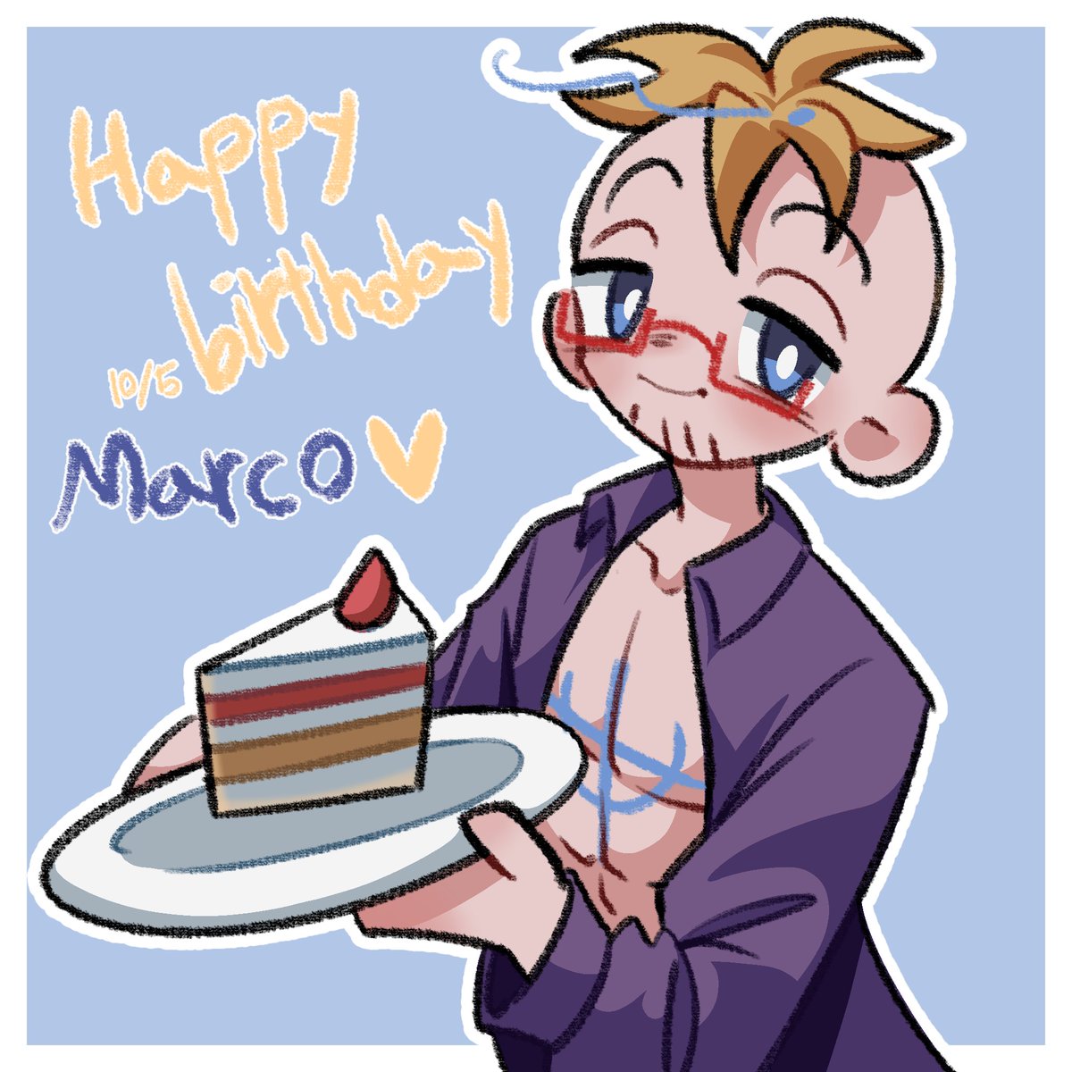 CaCCSalmon's tweet photo. 🍍🥳🎉마르코 생일 축하해🎉🥳🍍
#マルコ誕生祭2026
#不死鳥マルコ誕生祭2026 https://t.co/XK7BeCLkh8