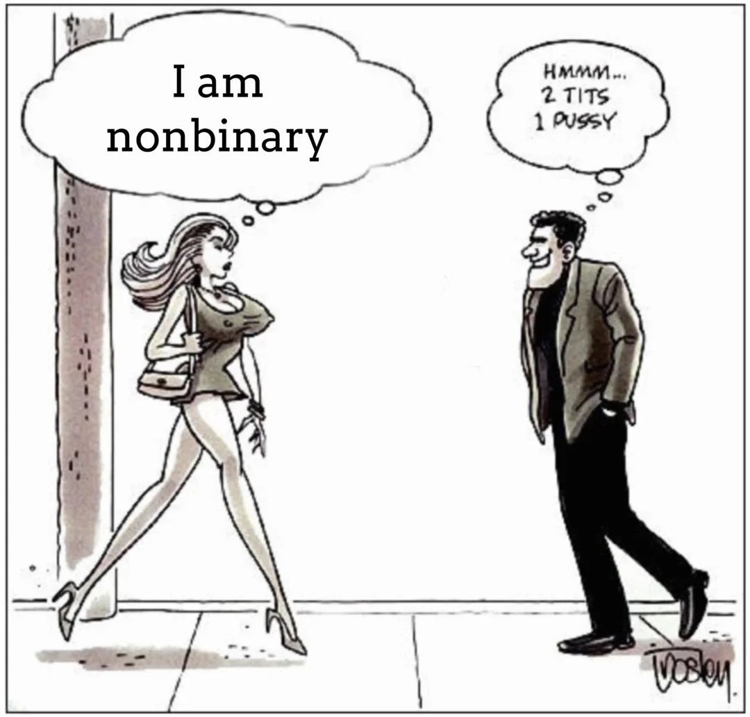 Miff12143374's tweet photo. @Soccera00 @alien_mxst_di3 I mean most nonbinaries dgaf about passing so yeah society will see them as what they look like. Also to be a lesbian nonbinary u need to be connected to womanhood and a lot of amab nonbinary ppl just… don’t fit in that catagory https://t.co/kIp9YdUAvd