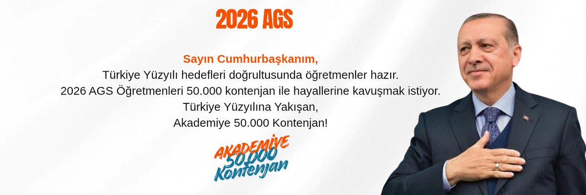 AGSkontenjan's tweet photo. Ülkemizi aydınlık ufuklara taşıyacak olan eğitimcilerdir. Eğitim ordumuz için 2026 AGS'ye adil branş dağılımıyla 50 bin kontenjan elzemdir. @RTErdogan @Yusuf__Tekin @memetsimsek @oktay_saral @dbdevletbahceli @HMBakanligi @PrfDrFilizKilic @cbsbb 
#AsrınAtamasıAGS https://t.co/83xJaO8VKZ