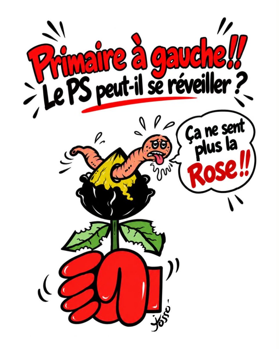 jocelynjosso's tweet photo. 🍁 Création Josso 🌿
👉 #ps #primaire
👉 #socialistes 
👉 #politiquefrançaise
👉 #dessindepresse https://t.co/h6FCMJvVK7