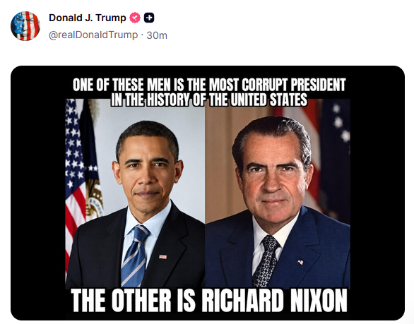 SaltyGoat17's tweet photo. BOOM!!!🔥🔥

Can y'all imagine the liberal meltdowns when Obama goes to prison and Trump never spends a single day? https://t.co/MtOf6gPLoM