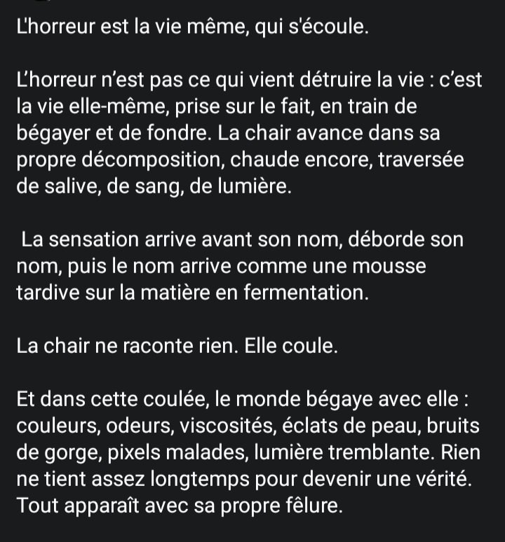 younisos's tweet photo. #PoésieTrash #poetry  #LittératureUnderground #flesh #undergroundpoetry #ExperimentalPoetry #flux 
#poésieexpérimentale #poesiecontemporaine 
#poésie #darkpoetry https://t.co/n2bpEvgKyi