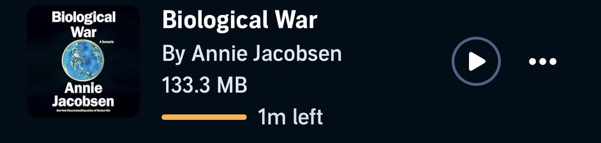 achirili's tweet photo. @AnnieJacobsen @AnnieJacobsen , I just finished your amazing book on the subject. Hope it doesn’t materialize. #deja-vu https://t.co/GJtDVN9DYY