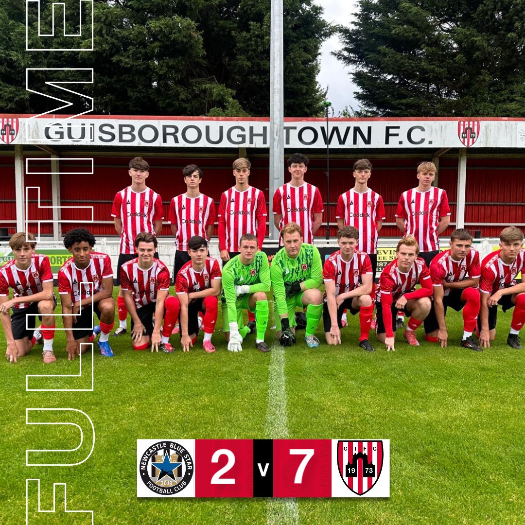 guistownfc's tweet photo. 𝗦𝗔𝗧𝗨𝗥𝗗𝗔𝗬 𝗨𝟭𝟴𝘀 𝗖𝗢𝗠𝗘𝗕𝗔𝗖𝗞 𝗪𝗜𝗡

Our Saturday Under 18 team travelled to Newcastle Blue Star yesterday in the Durham County FA League

After being 2-0 down, the team scored 7 second half goals to win 7-2. 4 goals for Freddie R, 2 for Olly C and 1 for Tomo H https://t.co/88sJMuBOIF