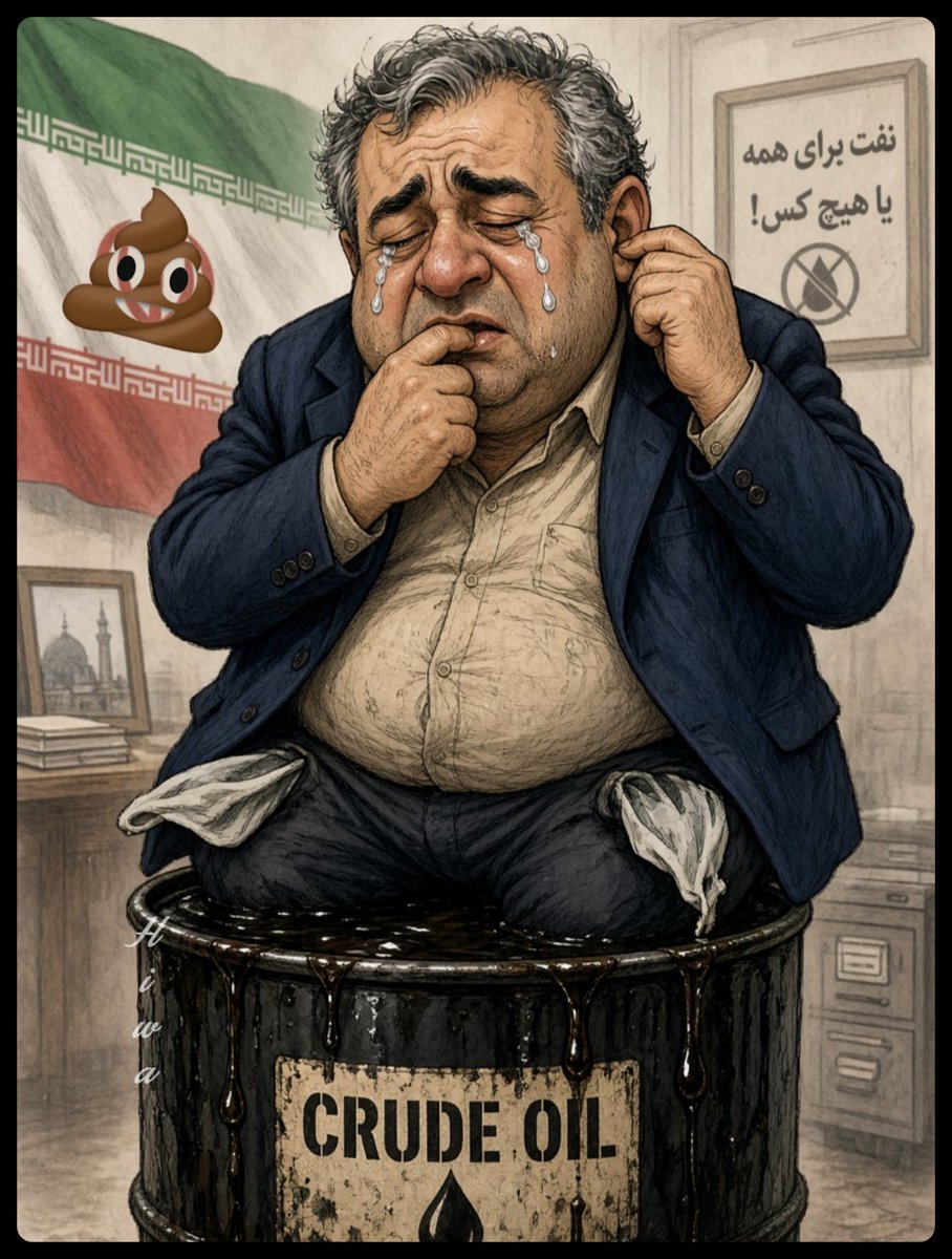 HizhaPixel's tweet photo. وزیر نفت رژیم استعفا داد!
خب وقتی اجازه فروش نفت ندارید وزیر به چه کارتون میاد
یه آبدارچی ساده به جاش استخدام کنید😁😁 https://t.co/TZWX0wXO3r