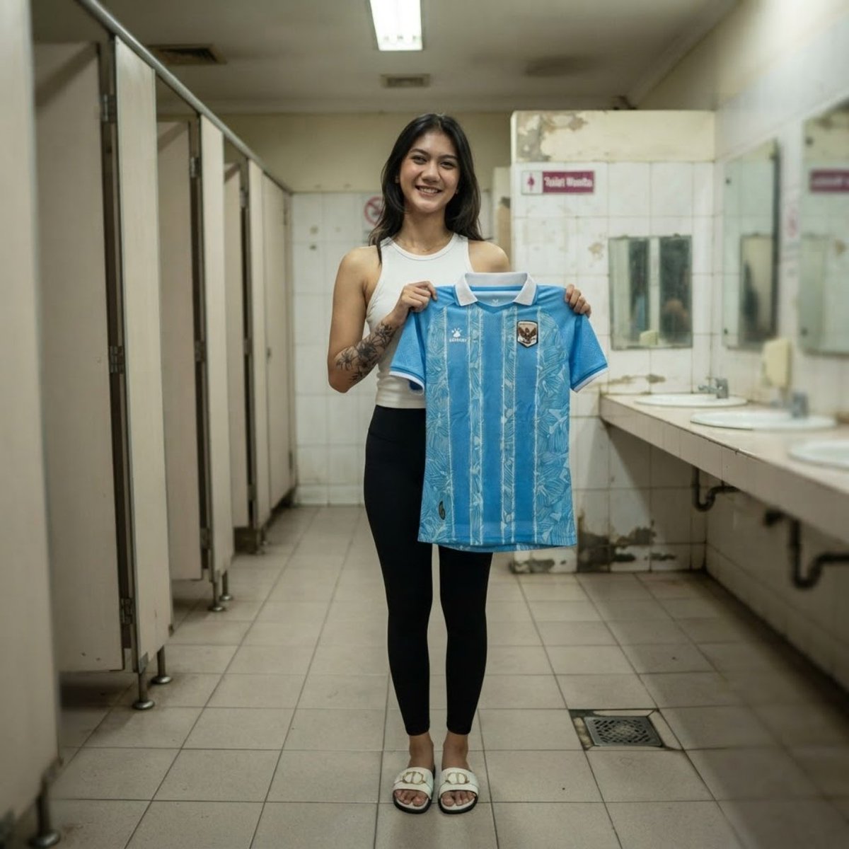 LalaNitex's tweet photo. Dapat izin mau nonton timnas Indonesia 😎😍 mau pakai jersey ini.👇 https://t.co/2lWxDgpbMP