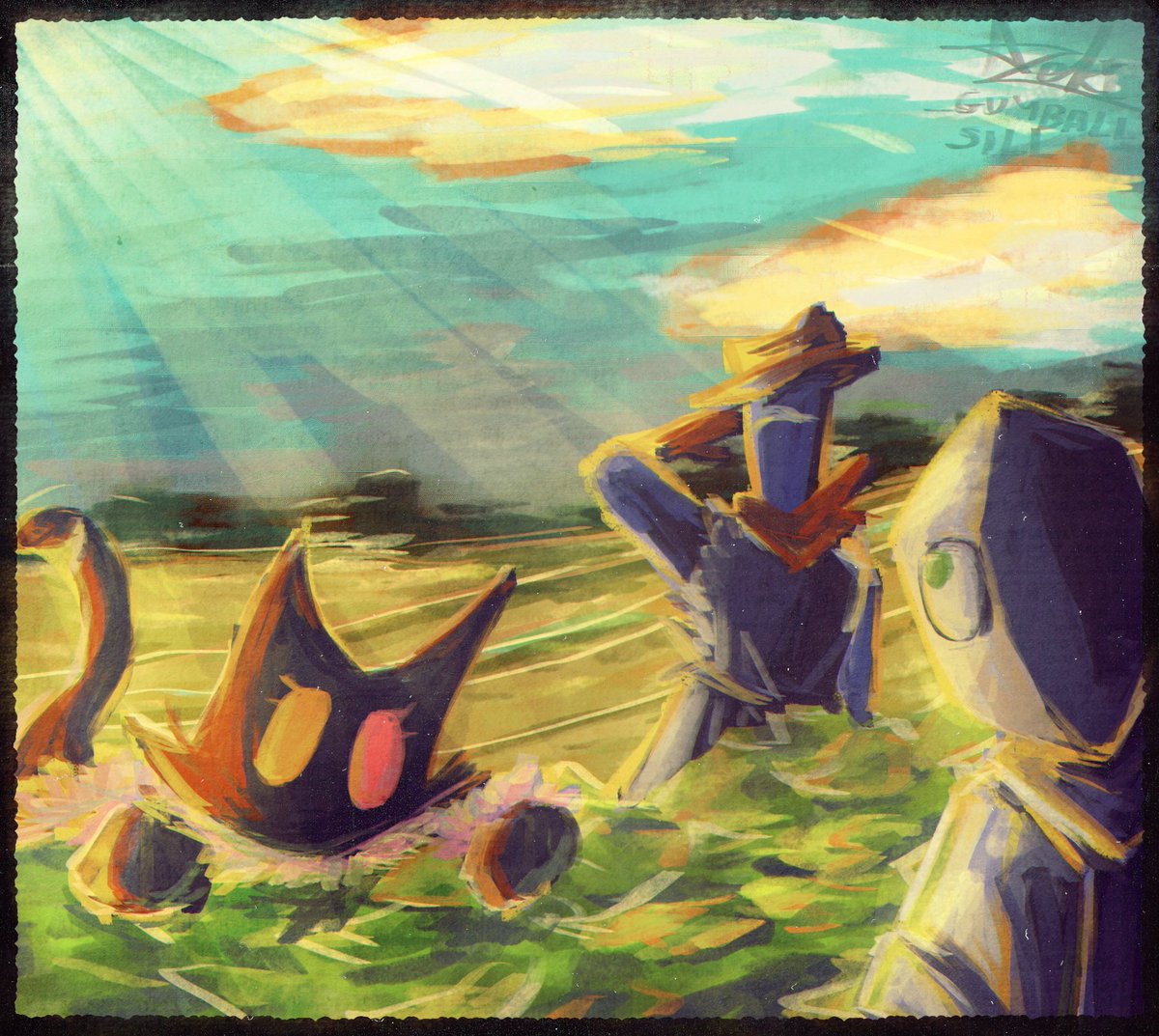 _GumbaltZac's tweet photo. #miketober2026 #polymikes day four baybeeee wanted to do something higher effort for them cuz I love polymikes but rarely draw them </3 https://t.co/a909TRrx2U