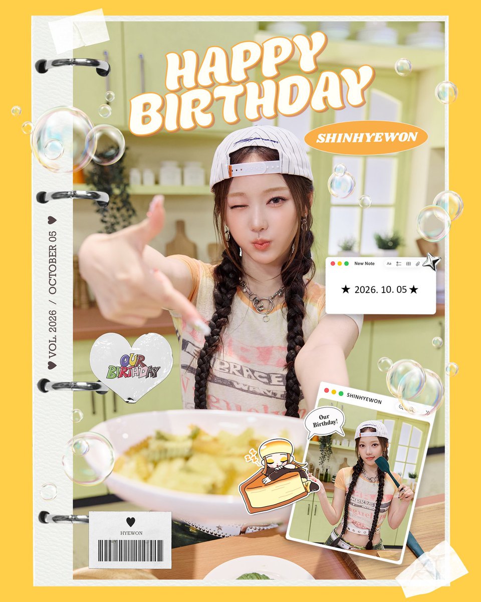 runextlogs's tweet photo. • 🎂 Happy 21st birthday to the beautiful and talented Shin Hyewon from OURBIRTHDAY 💖🎉
 
HAPPY HYEWON DAY 🎂
#아싸라비용_신혜원생일
#OURHYEWONDAY https://t.co/g7XaxEqm68