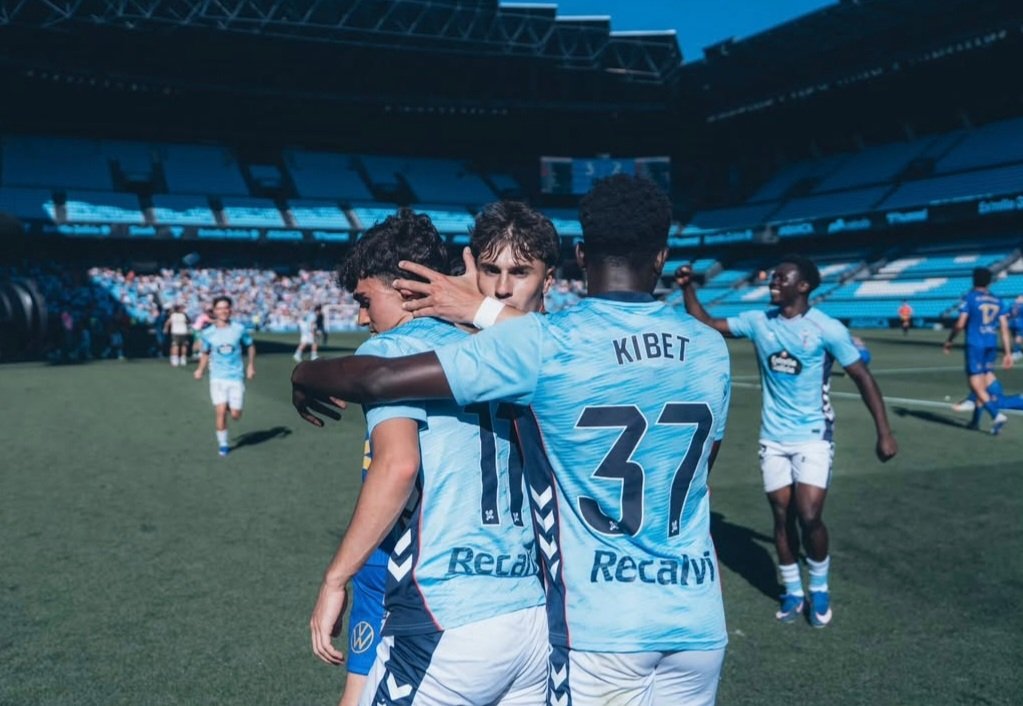 CarolRadull's tweet photo. Aldrine Kibet on target for Celta Fortuna in a 3-2 defeat to Sporting Gijón. https://t.co/tlYR62plom