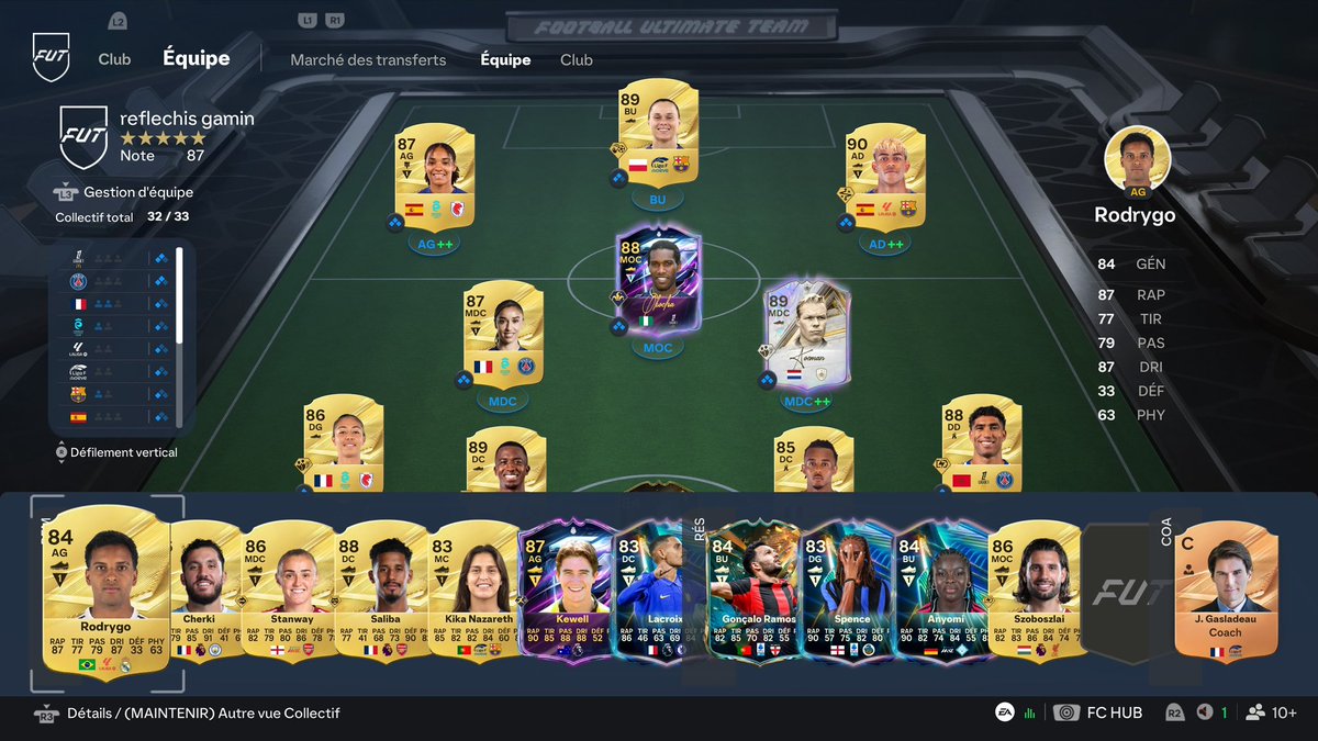 le_k12's tweet photo. @TwinsFifaHD Yo les twins, je vous présent e mon équipe assez sympa, 13-2 ce week end fut champ okocha qui tombe, j’ai 450k de côté j’aimerais avoir vos conseils, merci et continuer comme ça. https://t.co/TGxQ74kImz