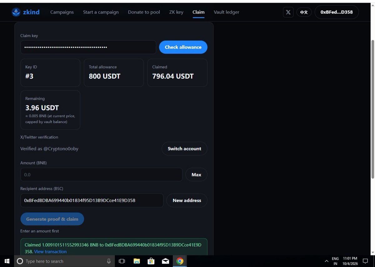 Cryptono0oby's tweet photo. @Zkind_Bnb But I want to say this: the money will make a real difference for me.
Thank @Zkind_Bnb, thank@BNBCHAIN @cz_binance @heyibinance @nina_rong https://t.co/V2KW76lJj4
