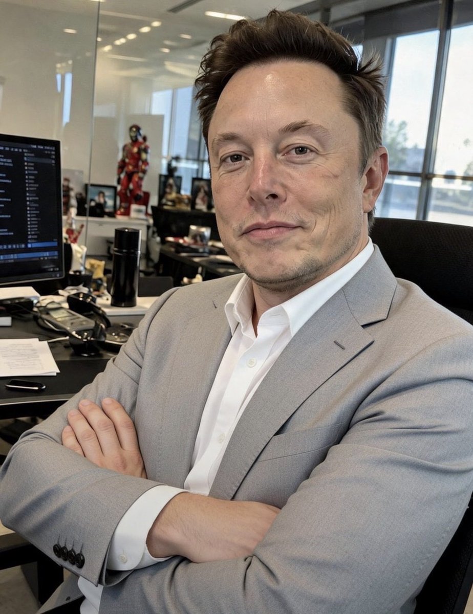 Ceoofteslaviwb's tweet photo. Be honest 

What made you a fan of Elon Musk?

A. Personality 
B. Leadership 
C. Money
D. Intelligence https://t.co/nwC8UxxeV4