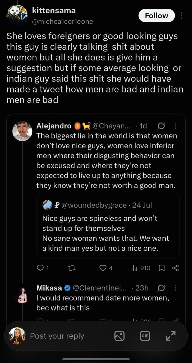 adarsh_3333's tweet photo. @gillqaeda she a brown sepoy it seems doesn't call out pakistani men or any other race men but will be ready to go on a crazy rant if some Indian guy says some shit https://t.co/eXk2VHbk2n