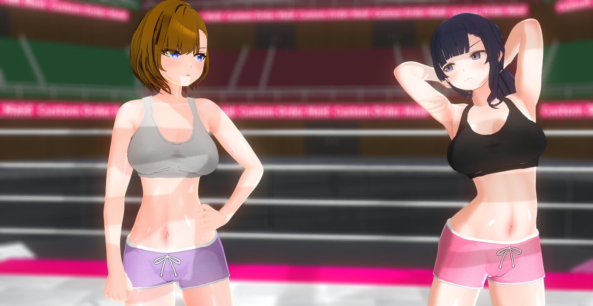 ura_might's tweet photo. @nene69catfight 

Boxing fight 🥊 https://t.co/2lETRbkHu5