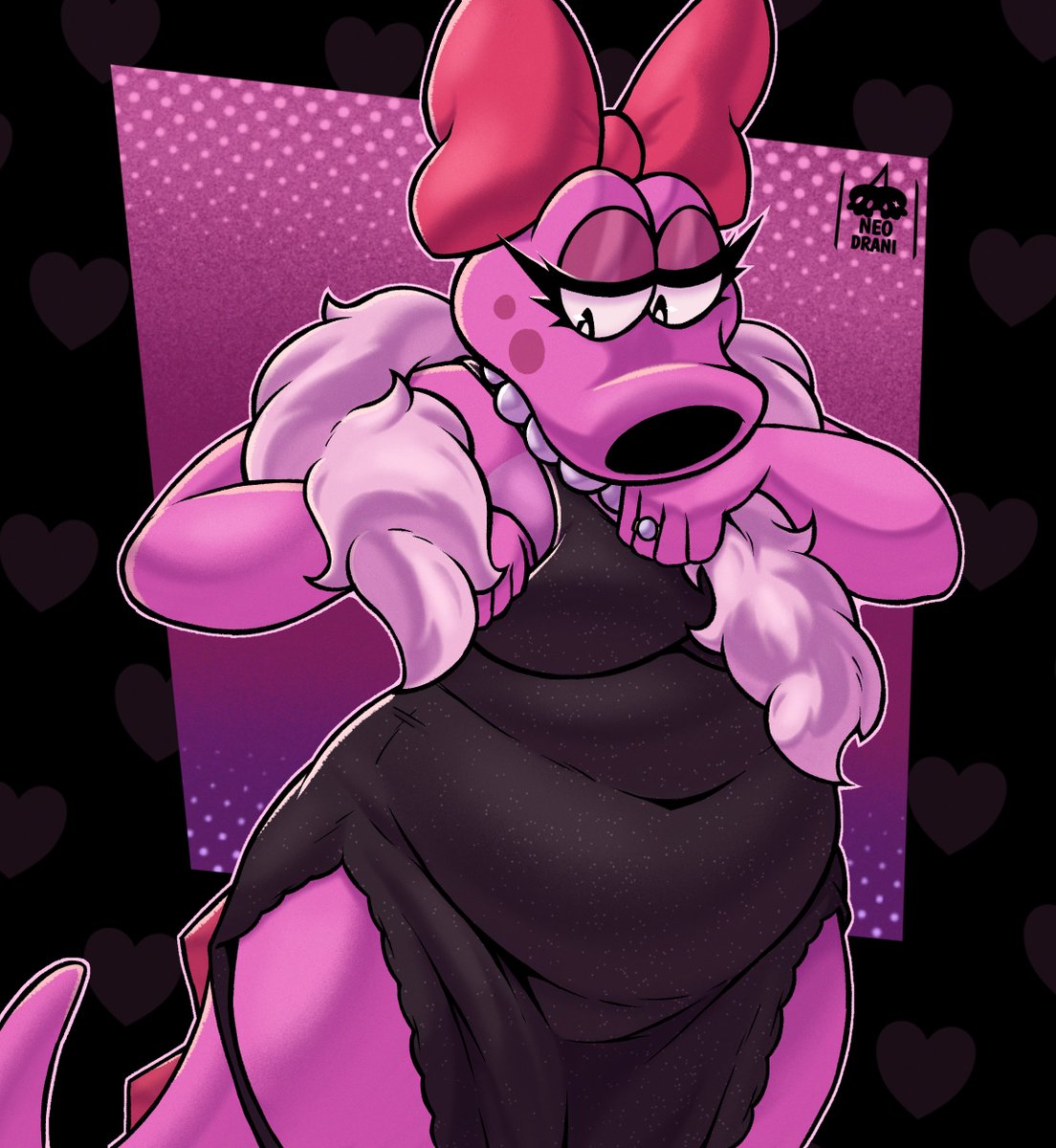 NeodraniSFW's tweet photo. Dress trend with Birdo

#furryart #furry https://t.co/12QPsMrmgl