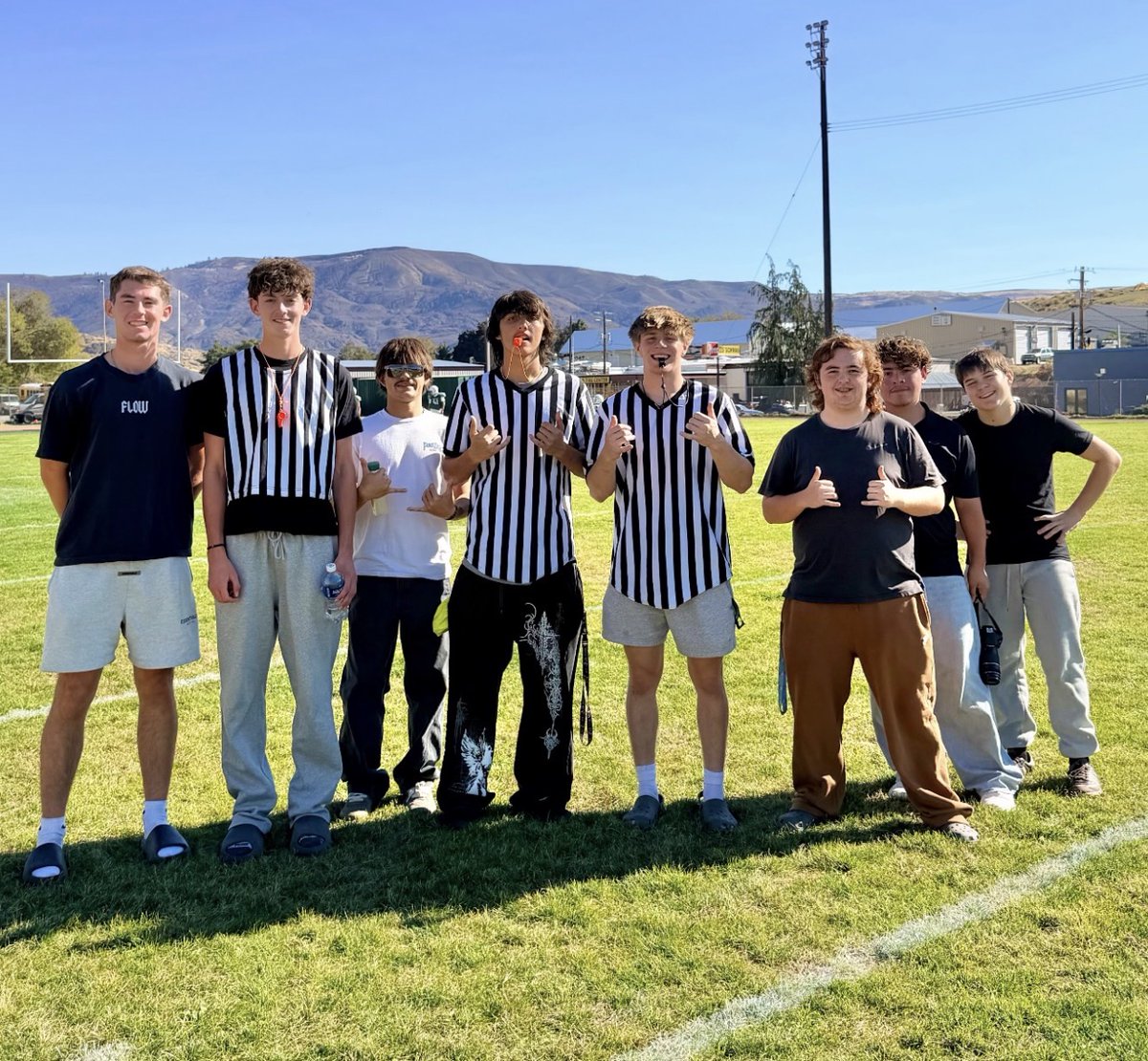 RemingtonM79352's tweet photo. On the other side of the game yesterday, helping ref at youth football. https://t.co/OBJe8klWuW