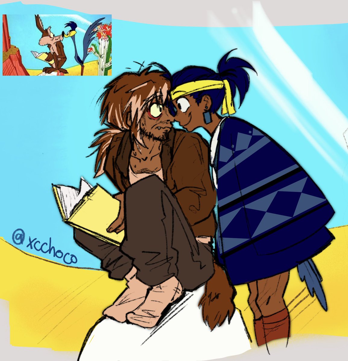 xcchoco's tweet photo. uhhhhh some roadrunner/coyote gijinkas and  a redraw of a screencap

i really enjoyed the movie!

#wileroad #wilerunner #roadrage #coyotevsacmeㅤㅤ https://t.co/2KlRhFk9J2