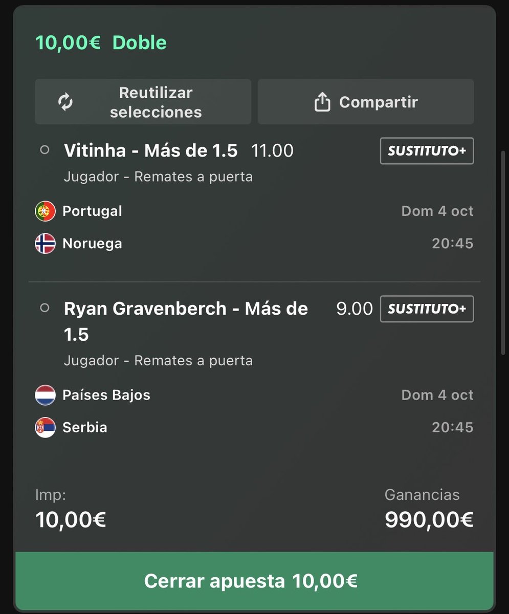 Kingbetss1's tweet photo. Lo último para hoy. 

📊 Funbet 7.25 Stake 0.4 

📊 Loquísimas 99 y 101 Stake 0.2 

Os aviso siempre, que apueste el que pueda. El que no, que no lo haga. Cualquier cosa me escribís. 🍀 https://t.co/7Wvqd0wpMS