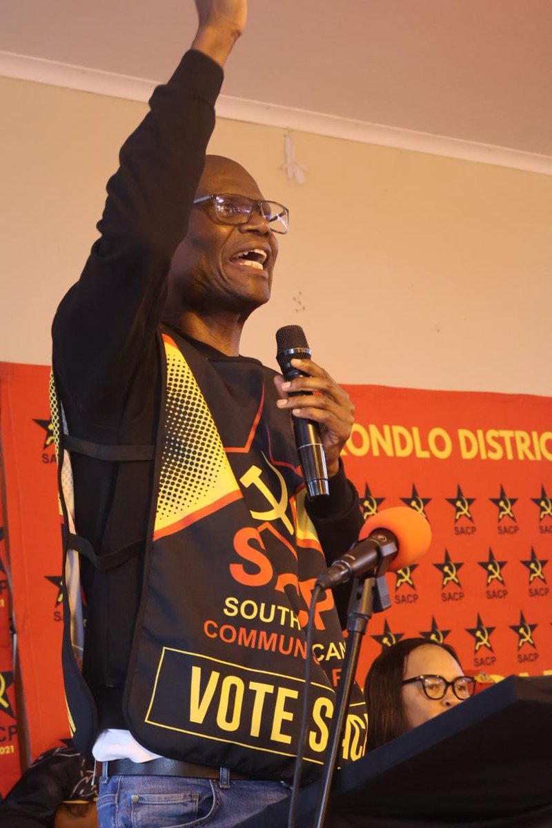 SACP1921's tweet photo. SACP First Deputy General Secretary, Comrade Madala Masuku, delivered the vote of thanks and closing address at the SACP 2026-27 Red October Campaign Launch held in Komga, Eastern Cape Province.
#VoteSACP #VoteSACP2026 #LGE2026 
--
4 October 2026 https://t.co/9wQCK0Dgiq