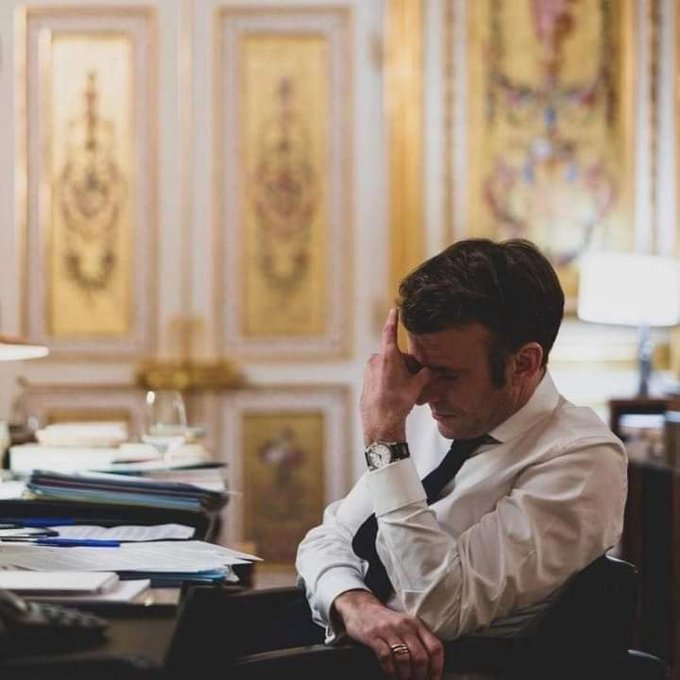 AfricanJesu's tweet photo. If France is shaking after 3 of its Francophone colonies broke away, imagine the absolute chaos that’s going to ensue when the other 11 make their escape. https://t.co/ZyBS7UphjF