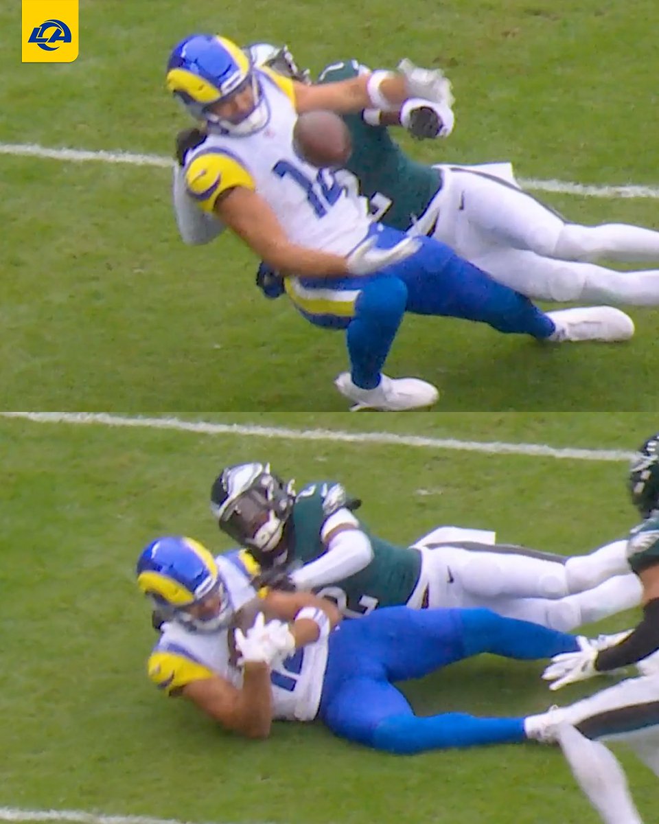 RamsNFL's tweet photo. Hand-eye coordination rating off the charts. 😮‍💨 https://t.co/3JrThJy2Uf