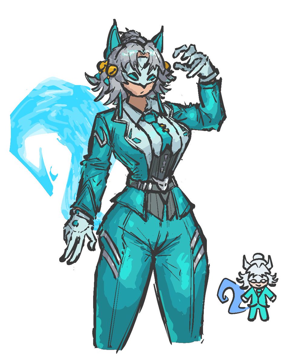 ShotgunBox's tweet photo. White Fox #MarvelRivals https://t.co/RCJErClArL