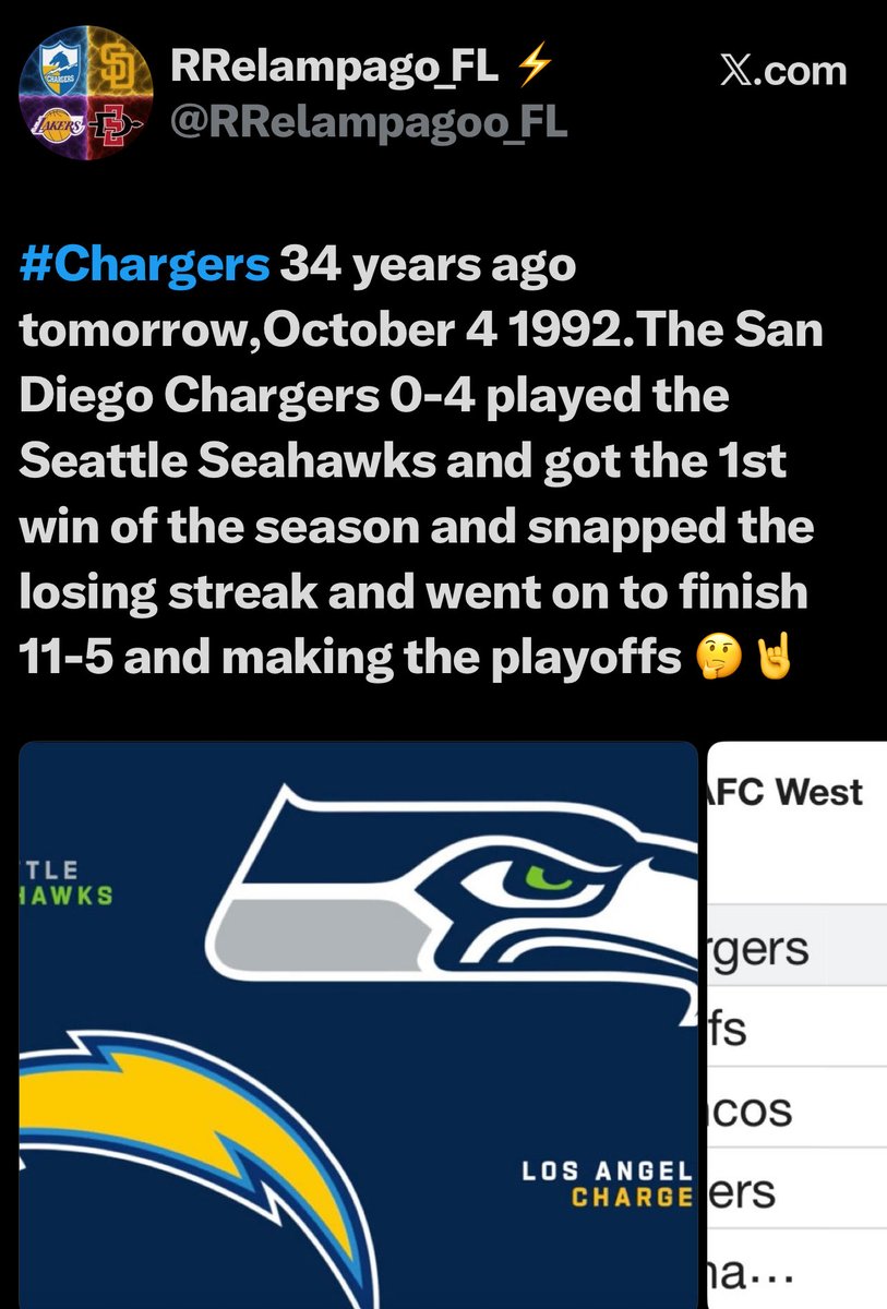 RRelampagoo_FL's tweet photo. @DrotalkSD Damn https://t.co/n8PdLlaEtH’s happened before….on this exact same same day,against this exact same team 34 years ago https://t.co/v9y7k2e35e