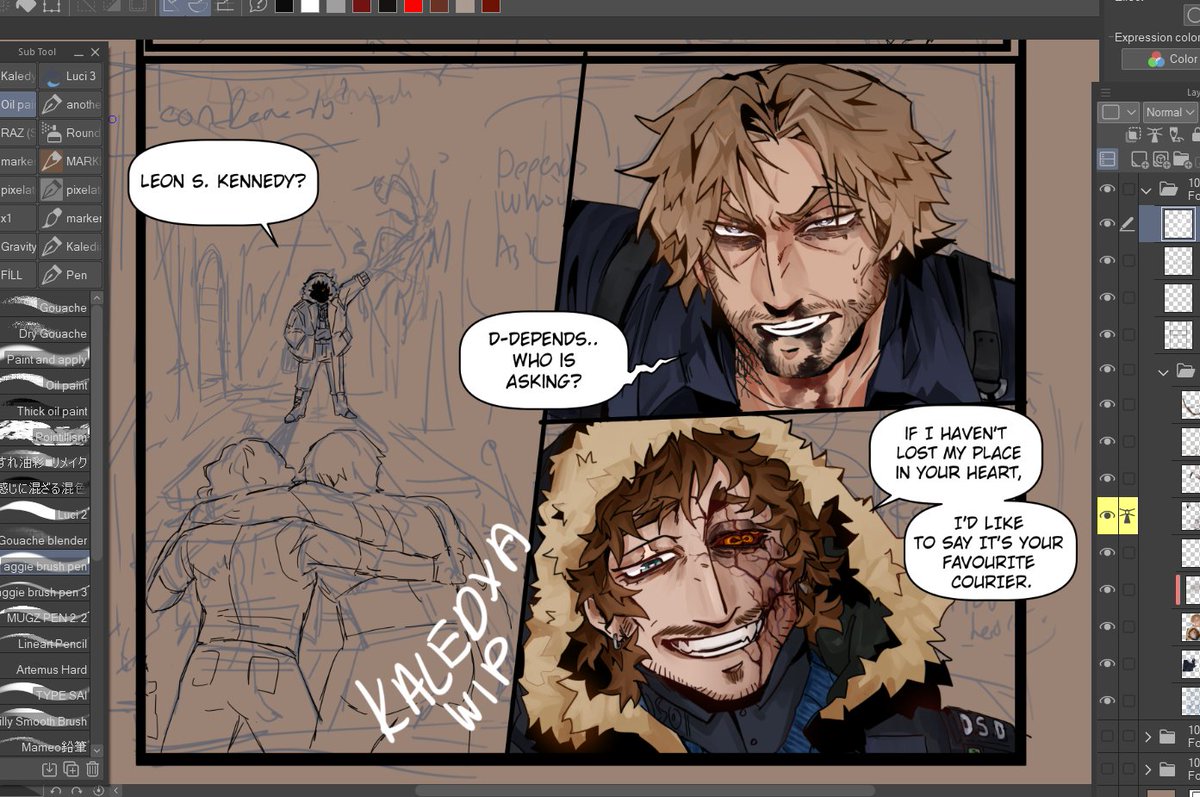 kaledya_'s tweet photo. "Your Favourite Courier" WIP RE9 Bryan and Leon

#ResidentEvilㅤ https://t.co/OQgTMJynpT